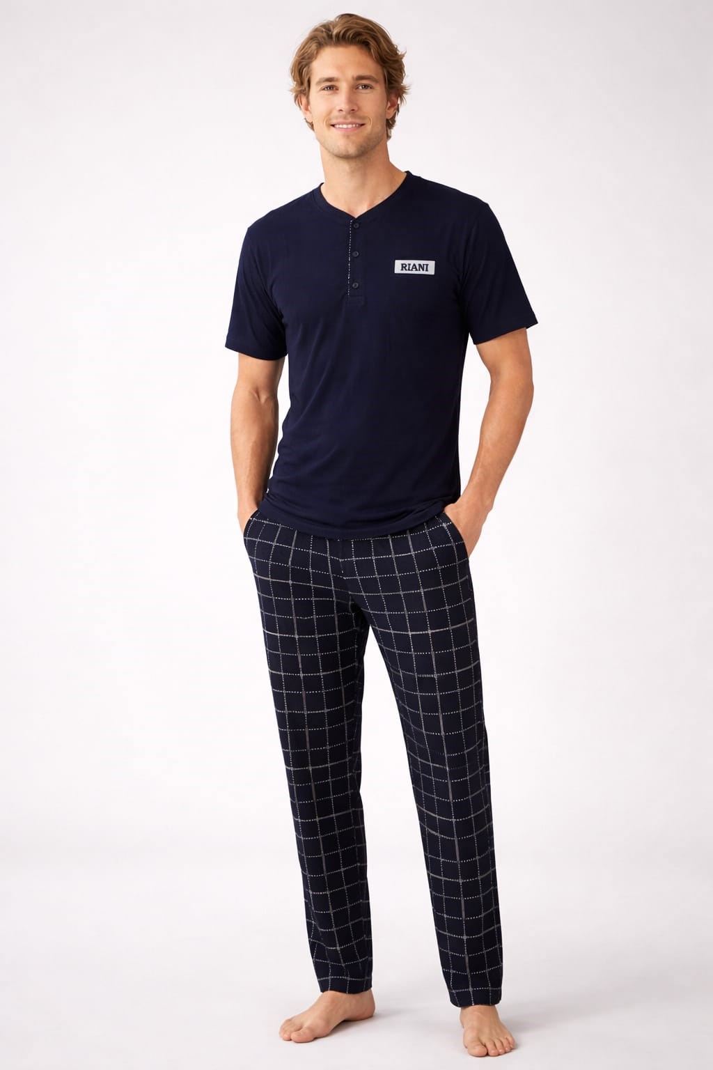 Erkek 01199 Kısa Kol Siprem Pijama Takımı