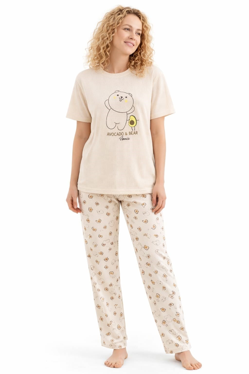 Kadın 1905-16 Kısa Kol Oslo Pijama Takımı
