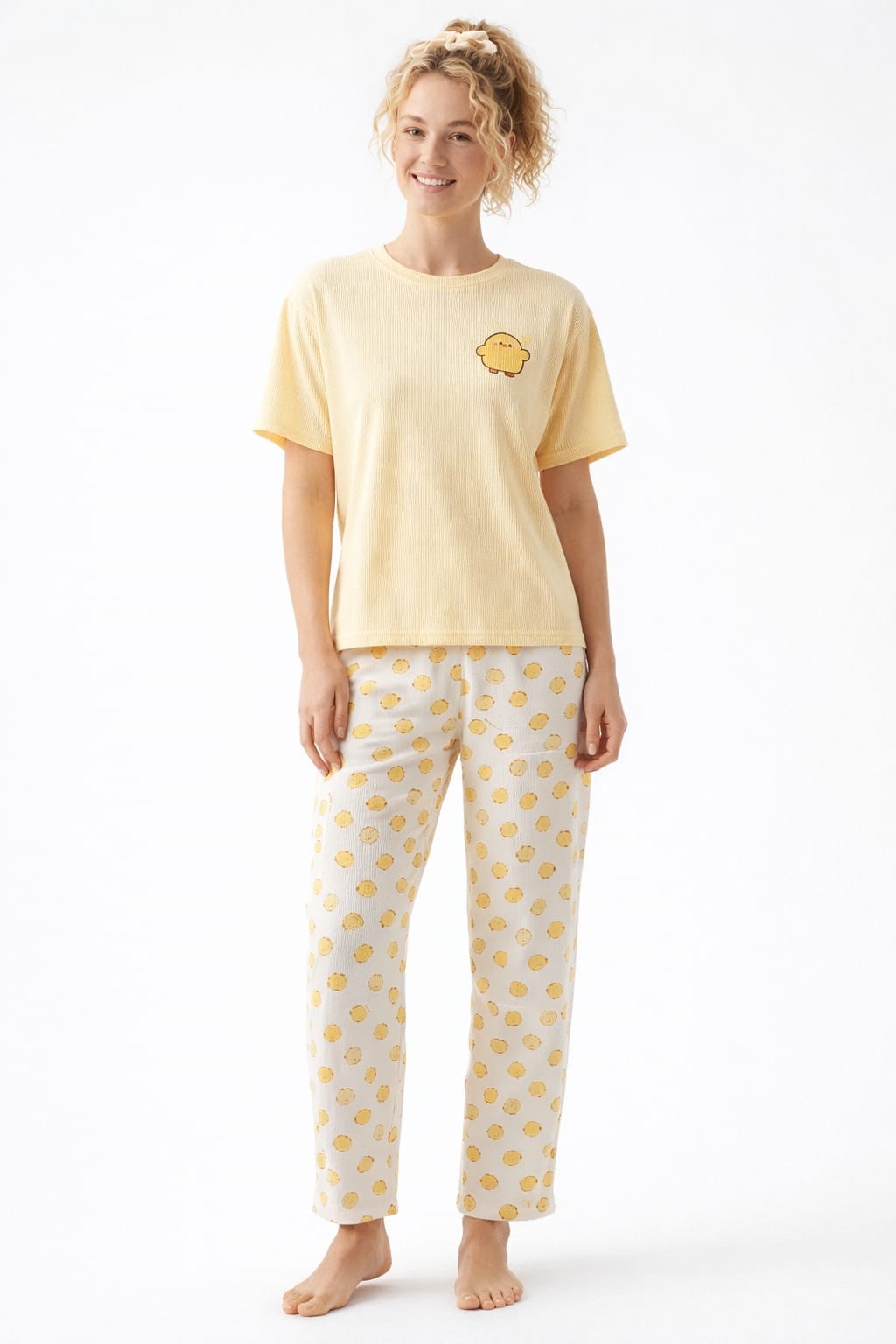 Kadın 1905-17 Kısa Kol Oslo Pijama Takımı