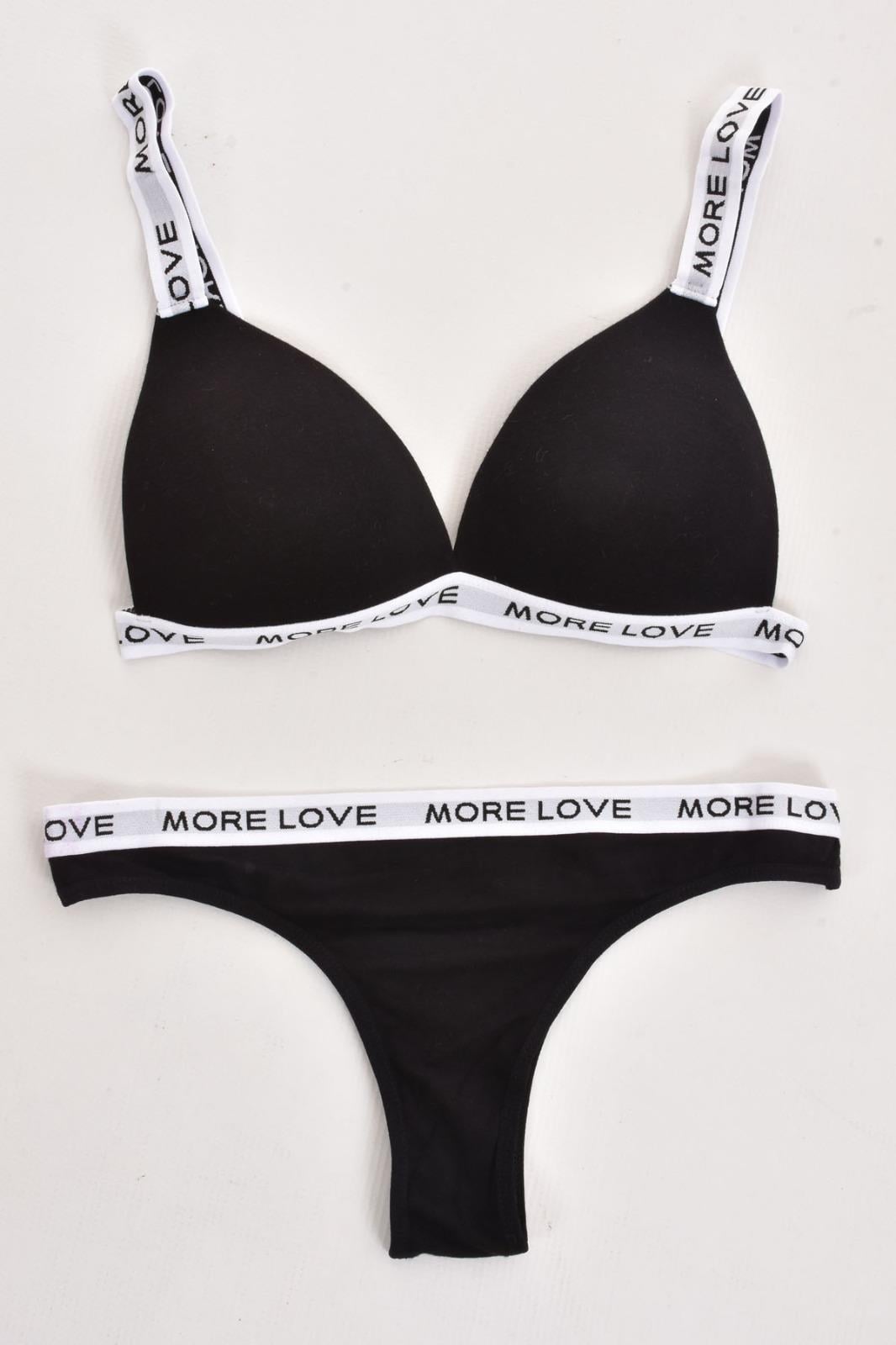 Kadın 5650-16 Bralet Takım SİYAH