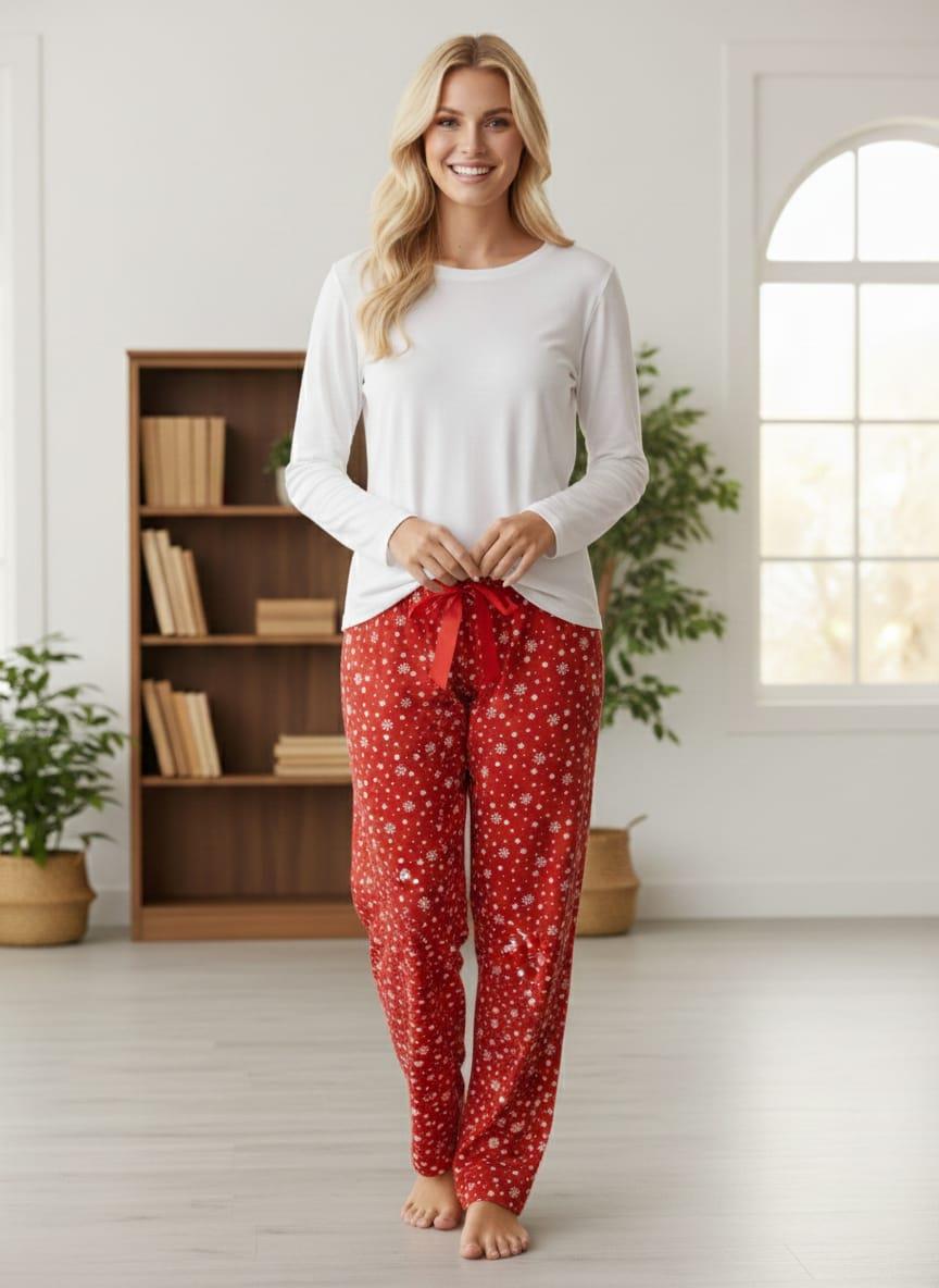 Kadın Desenli Süet Tek Alt