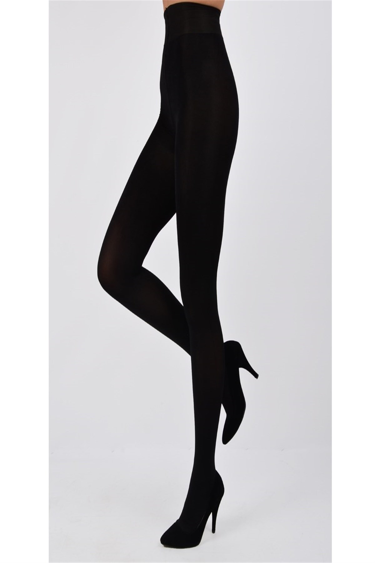 Kadın Penti Bambu Külotlu Çorap SİYAH