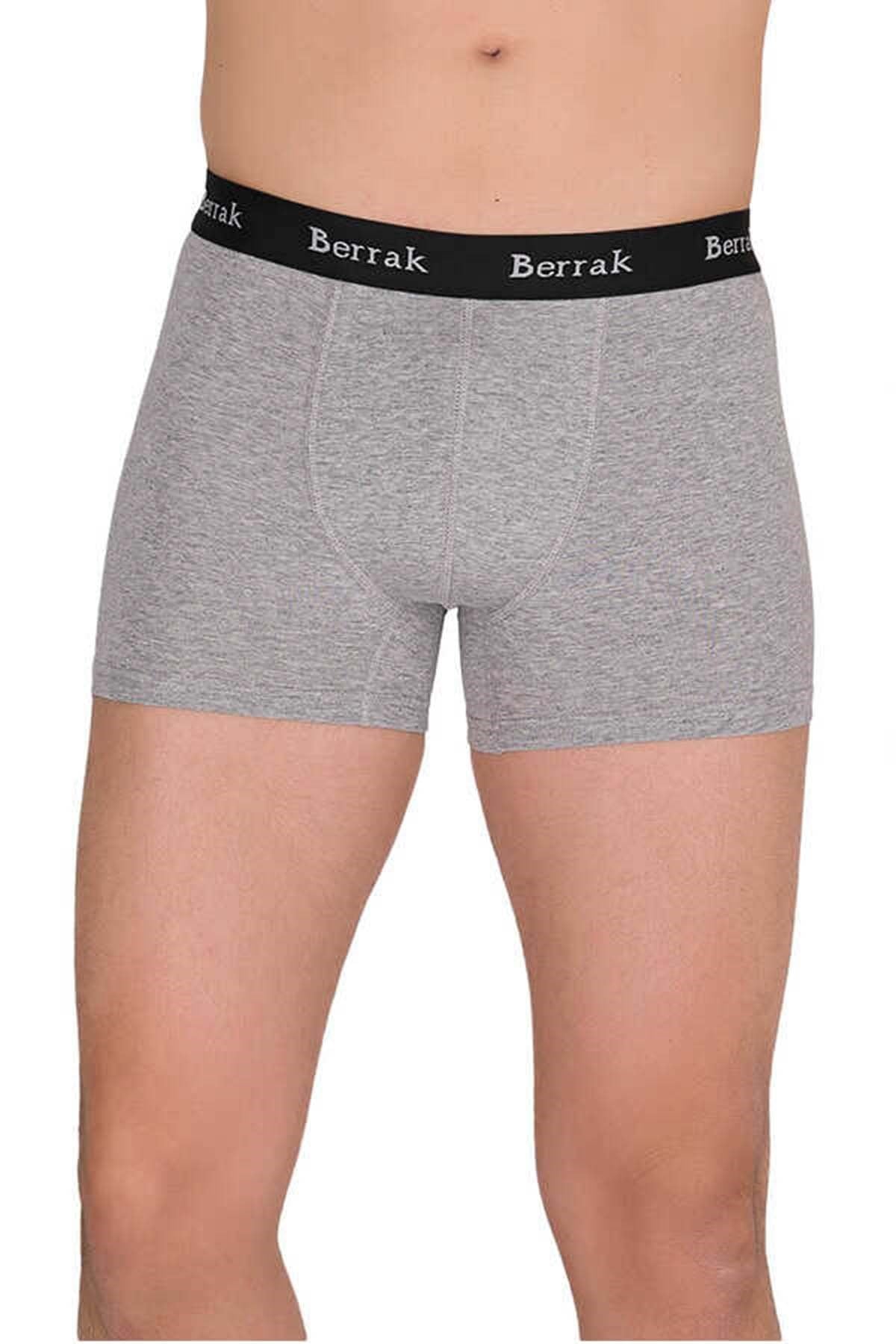 3 Adet Erkek 440676 Modal Likralı Esnek Erkek Boxer GRİMELANJ