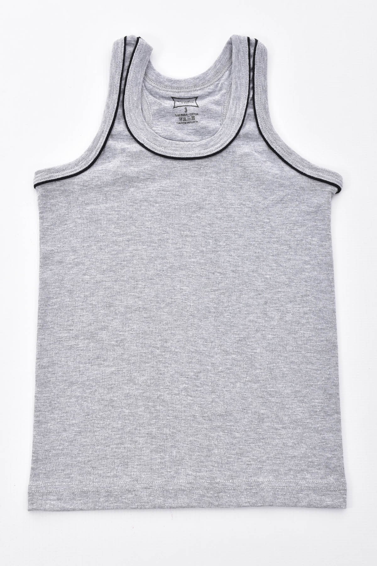 3 Adet Erkek Çocuk 0130 Spor Atlet GRİ