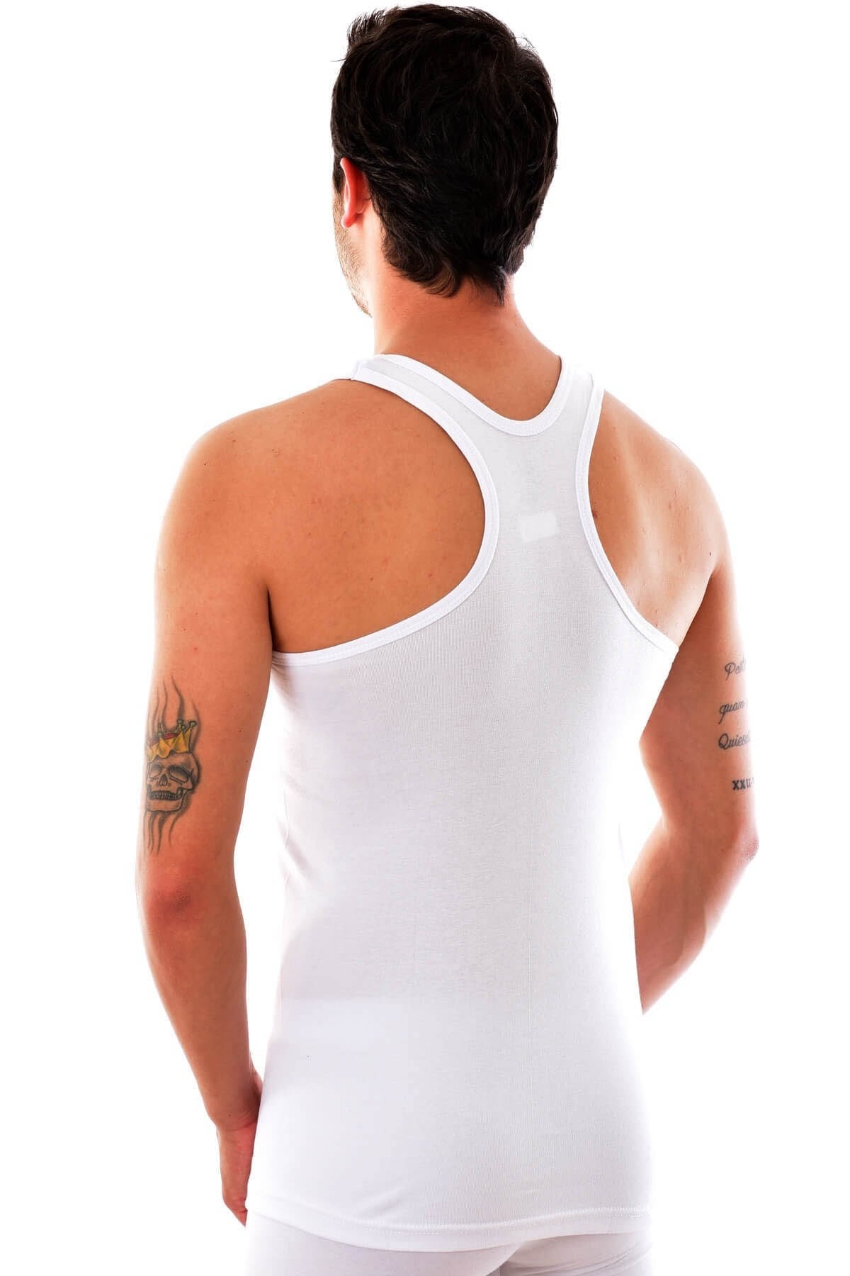 3 Adet Erkek Tutku 0118 Spor Atlet BEYAZ