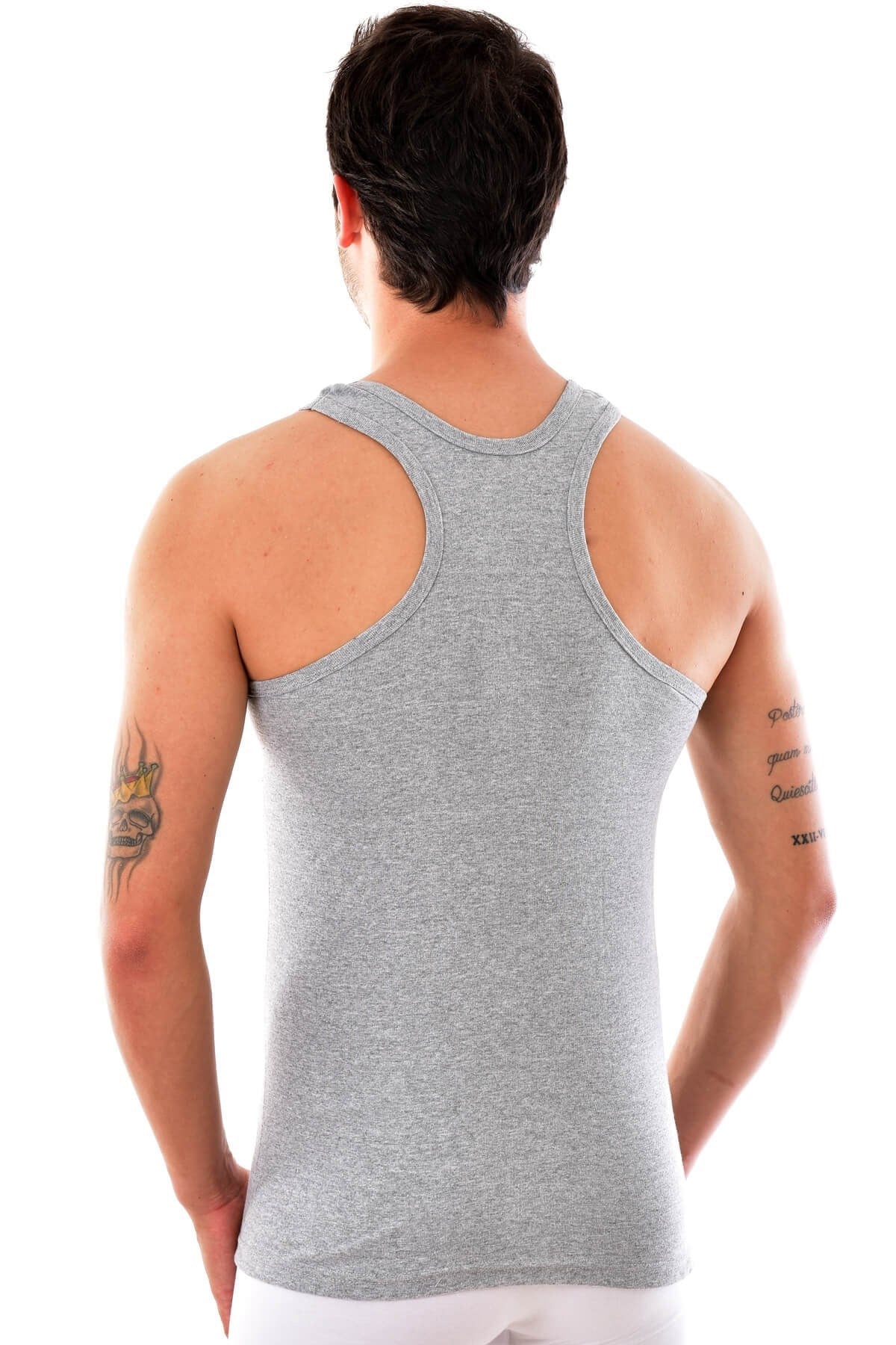 3 Adet Seher 0058  Erkek Spor Atlet GRİ