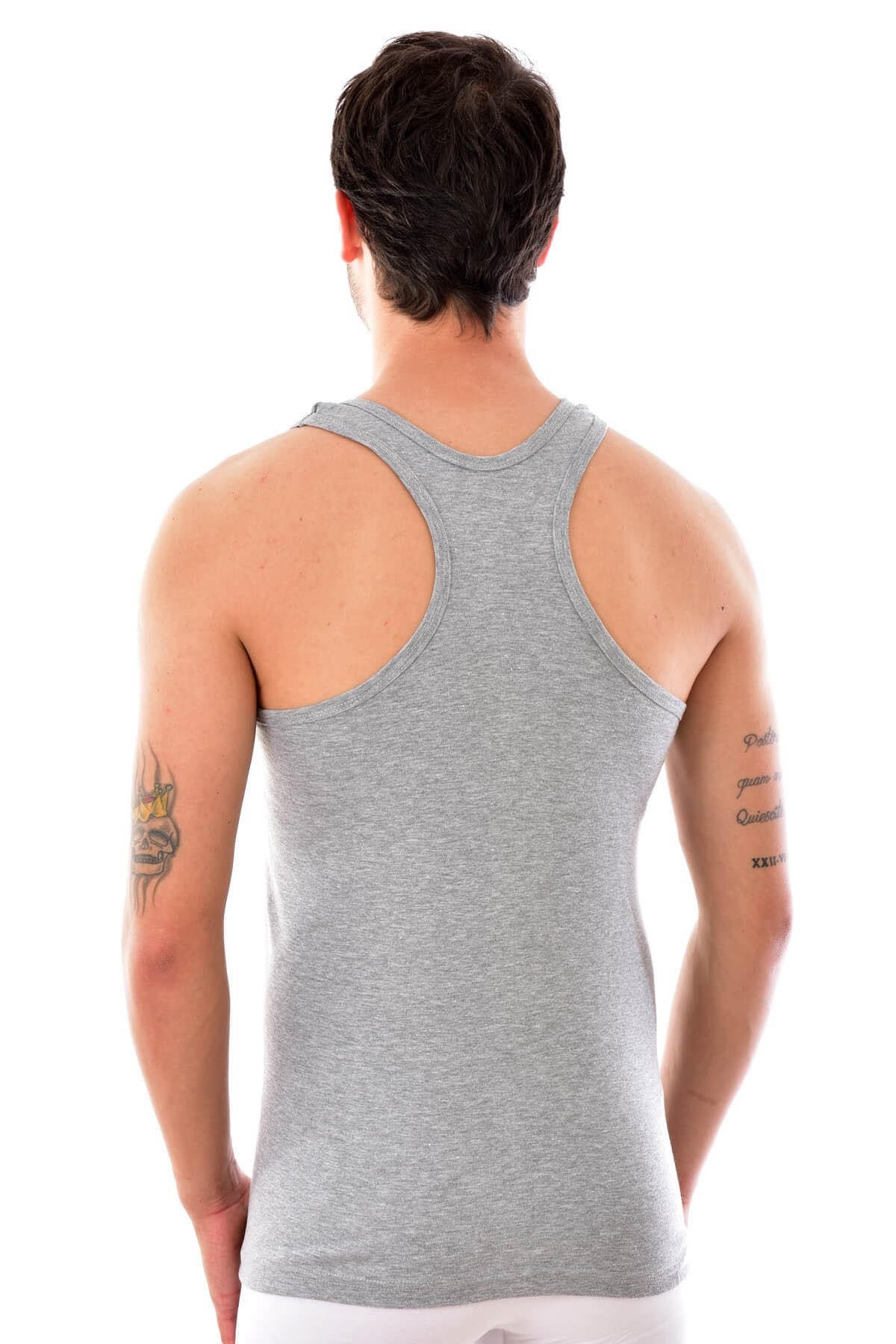 6 Adet Erkek Tutku 0118 Spor Atlet GRİ