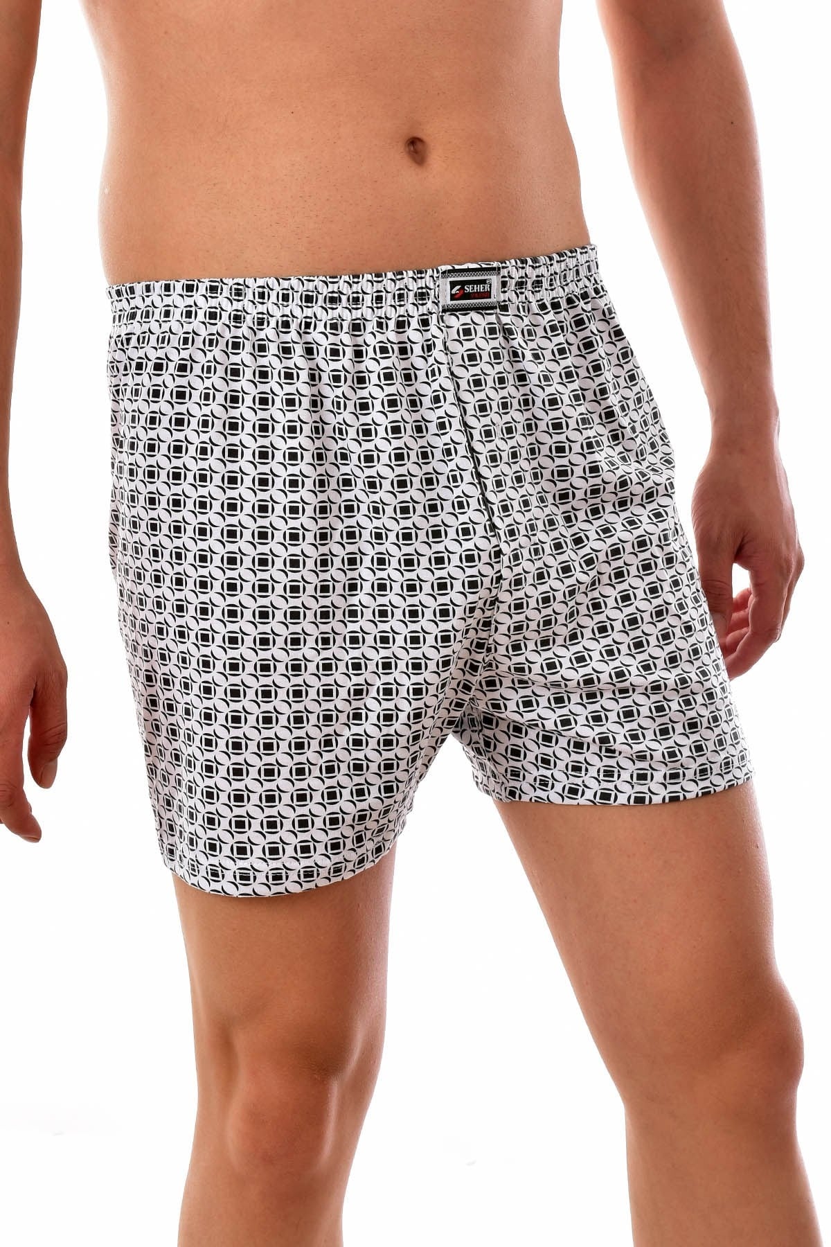 6 Adet Seher 0007 Erkek Pamuklu Desenli Asorti Boxer ASORTİ
