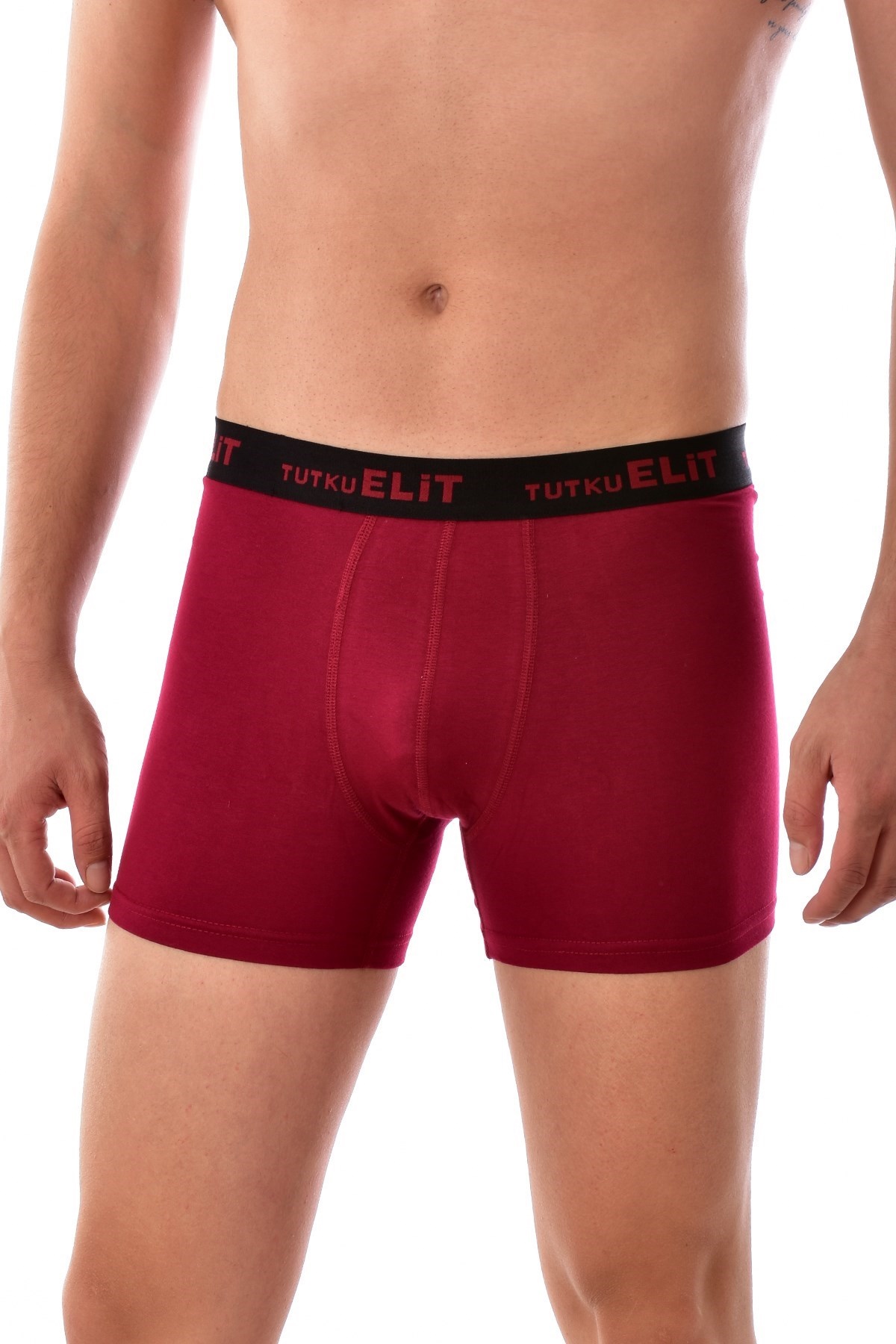 Elit 1252 Erkek Modal Elasthan Boxer BORDO