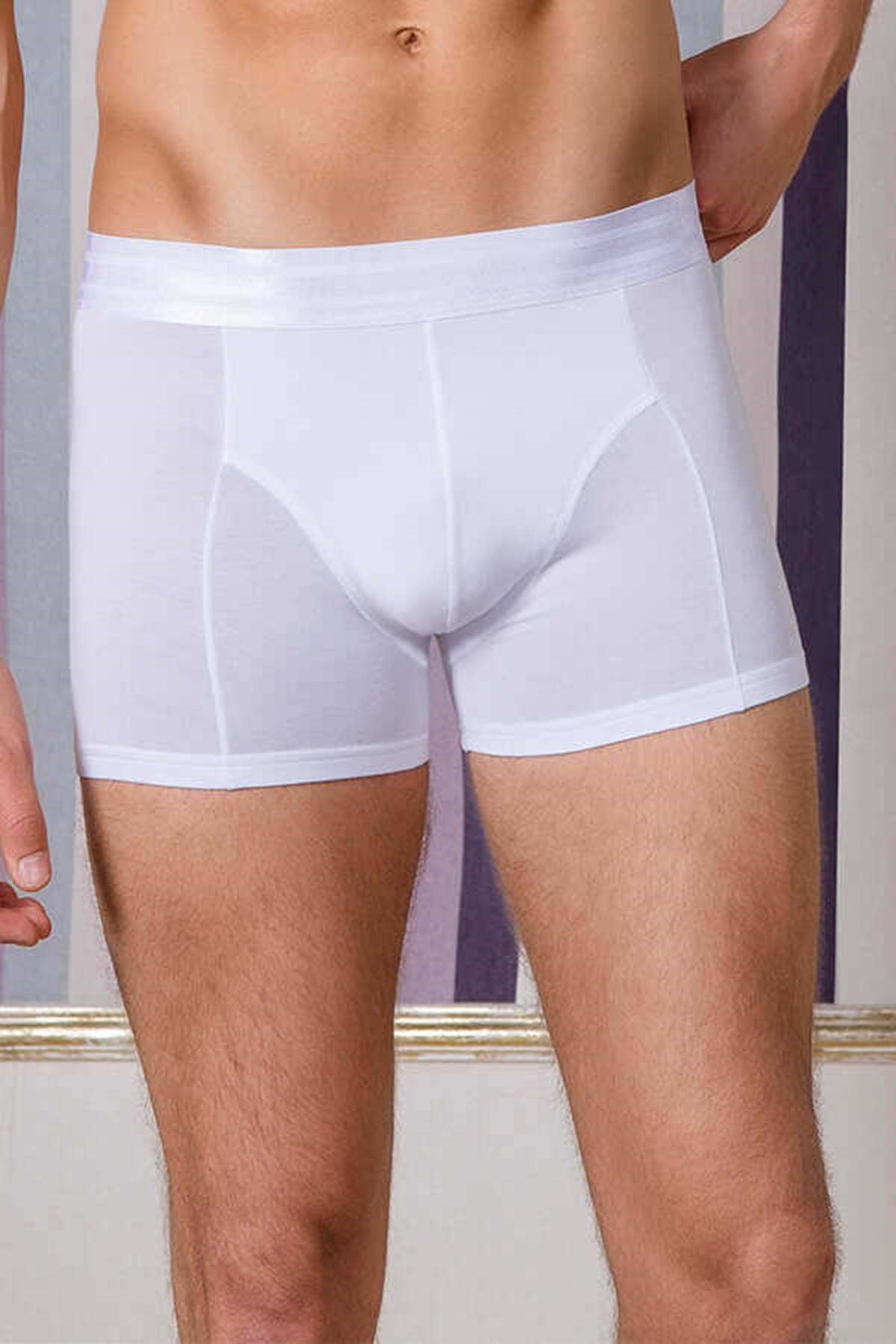 Erkek 440669 Mikro Modal Boxer BEYAZ