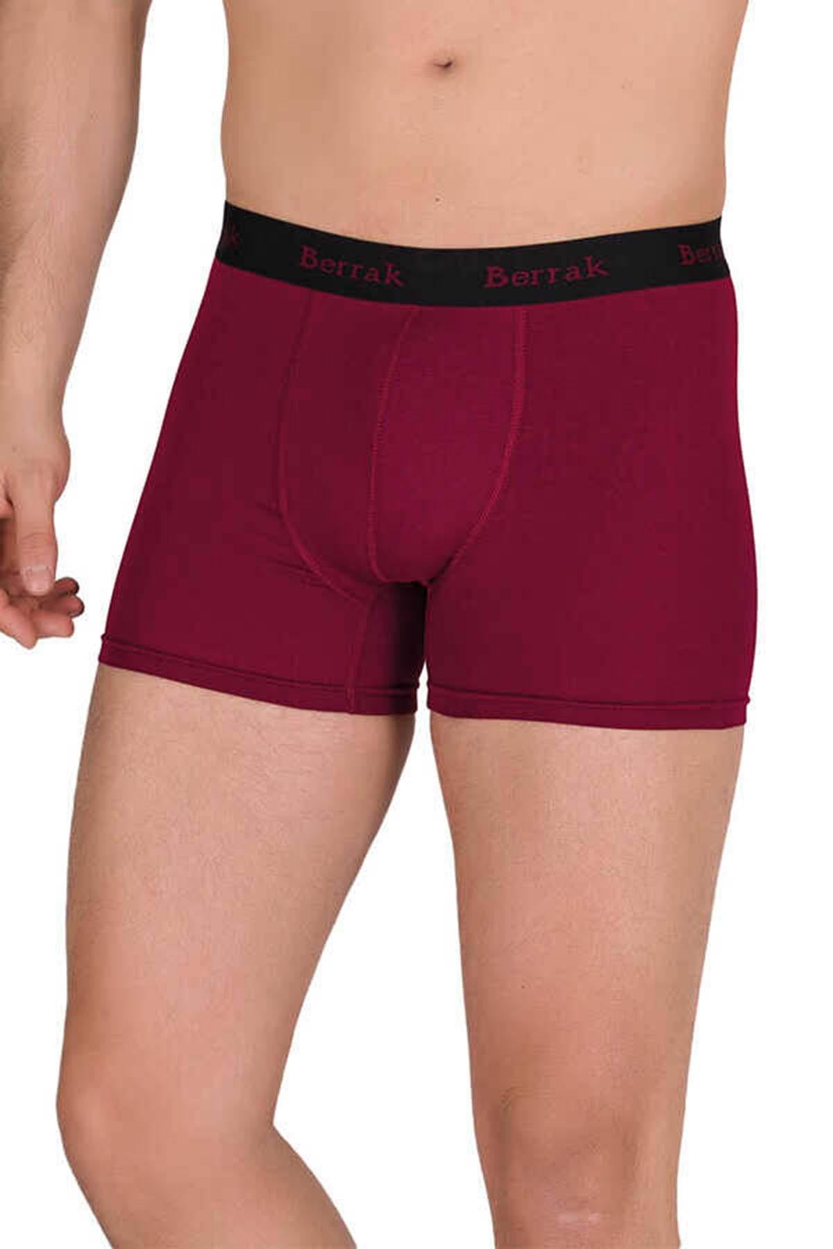 Erkek 440676 Modal Likralı Esnek Boxer BORDO