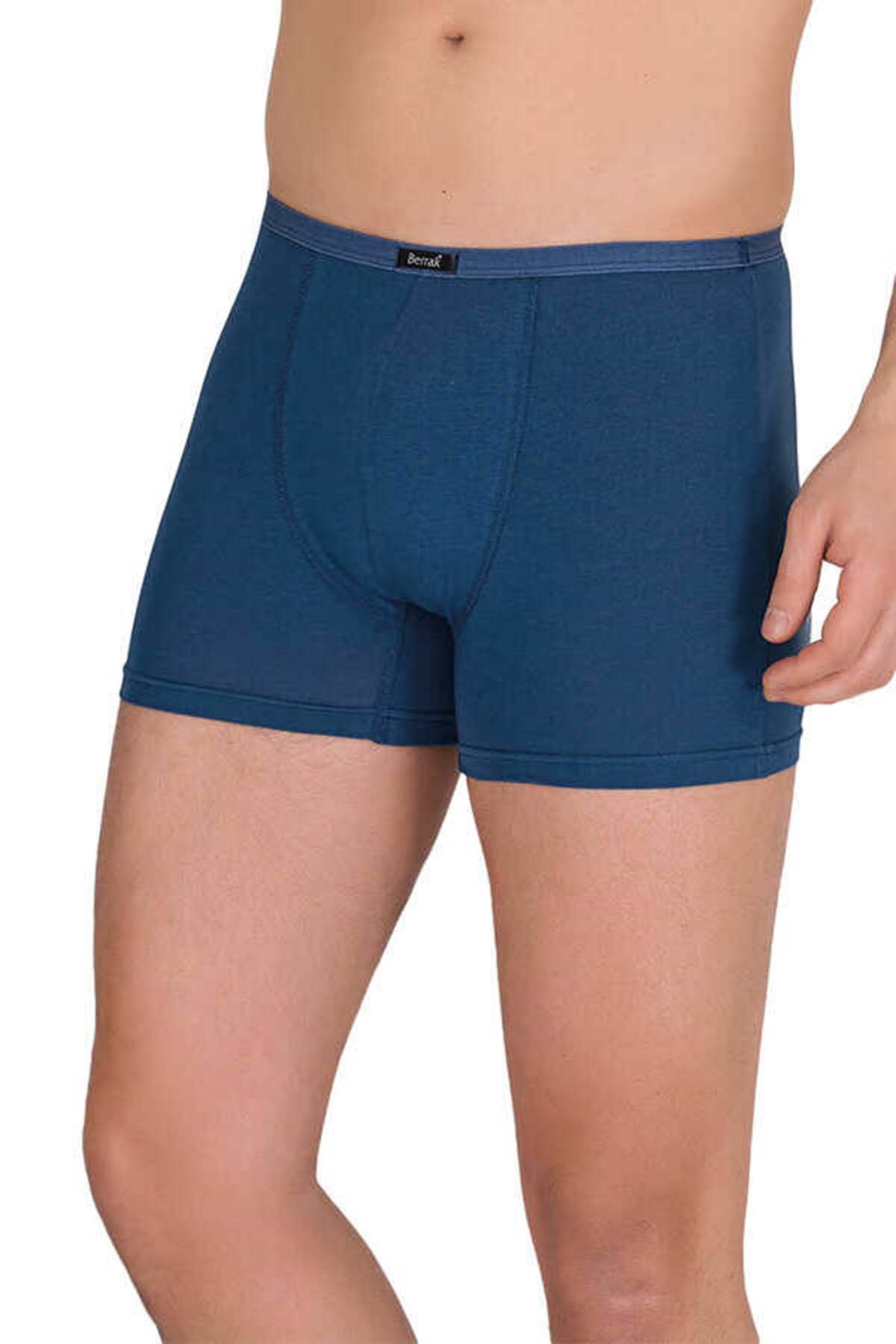 Erkek 440688 Düz Modal Boxer İNDİGO