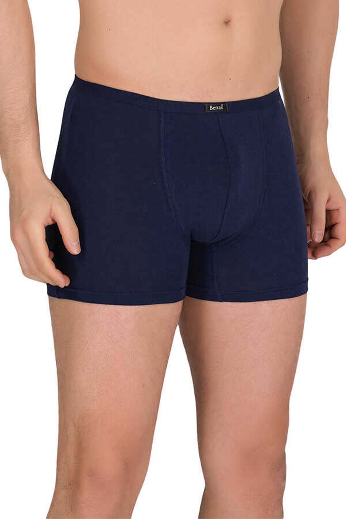 Erkek 440688 Düz Modal Boxer LACİVERT