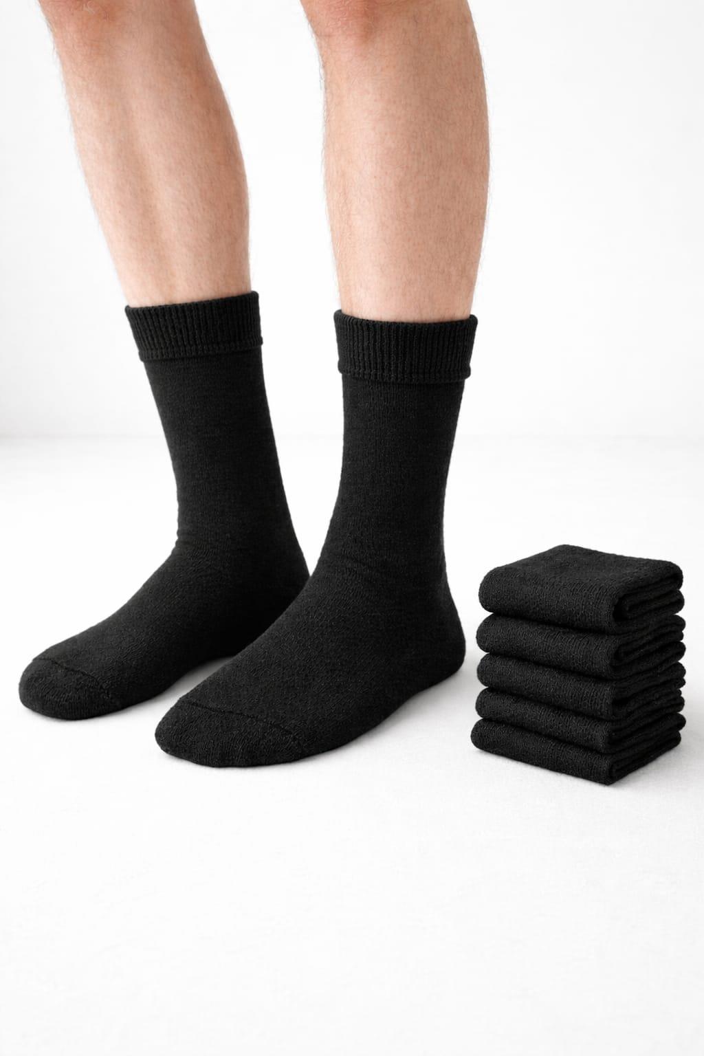 Erkek 6'lı Yün Çorap