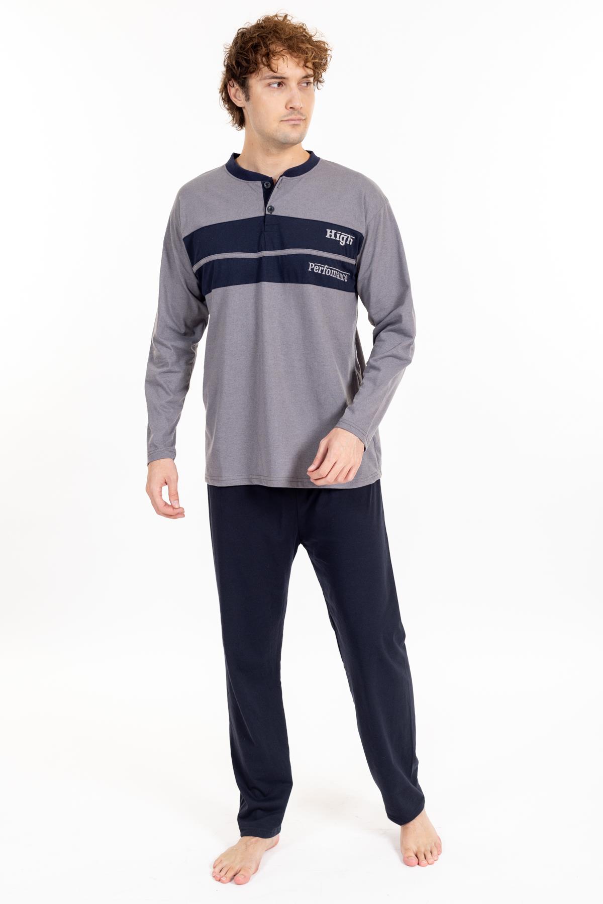 Erkek 835 Uzun Kol Süprem Pijama Takımı