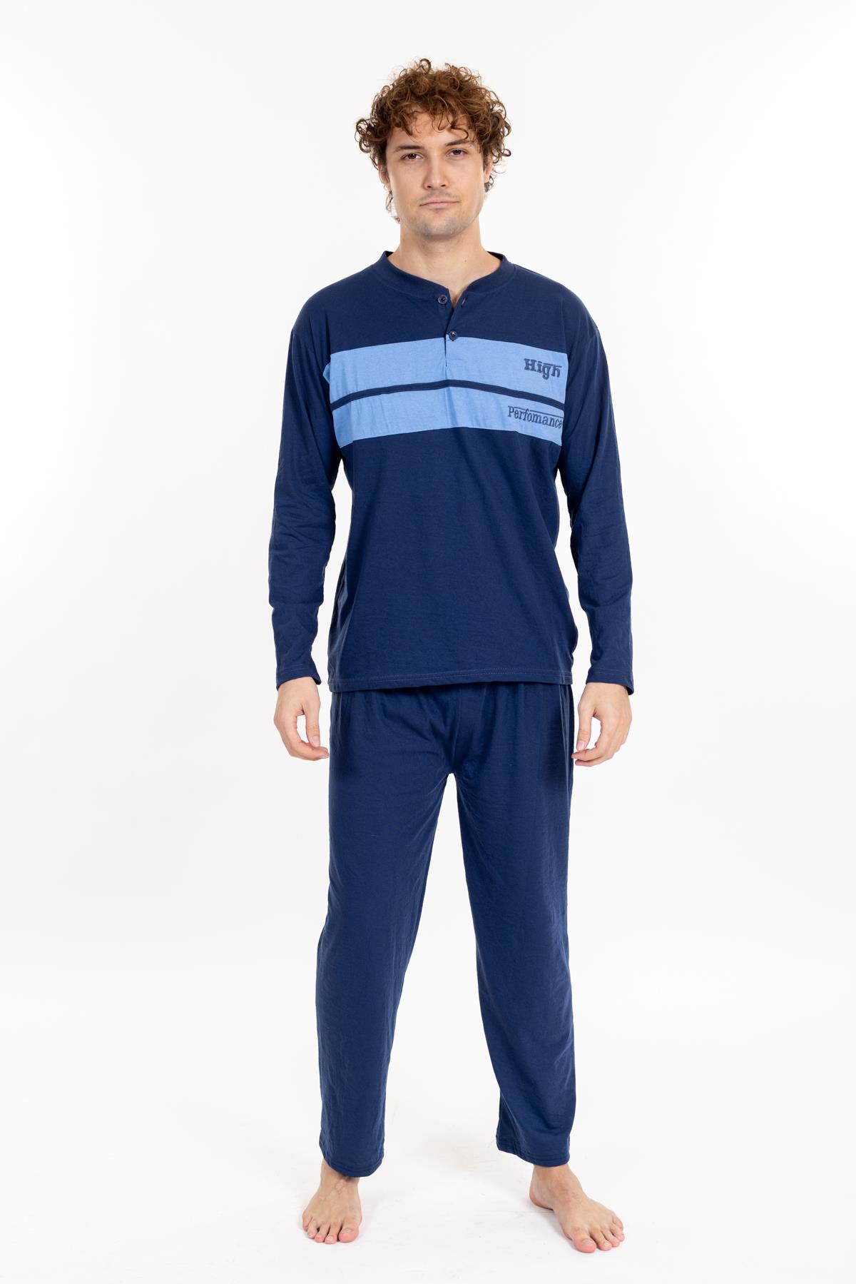 Erkek 835 Uzun Kol Süprem Pijama Takımı