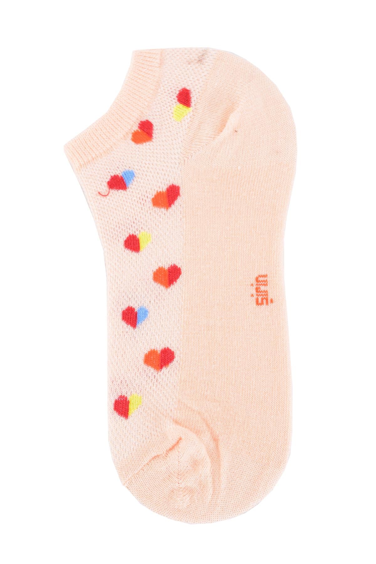 Kadın 4060 Desenli Patik Çorap