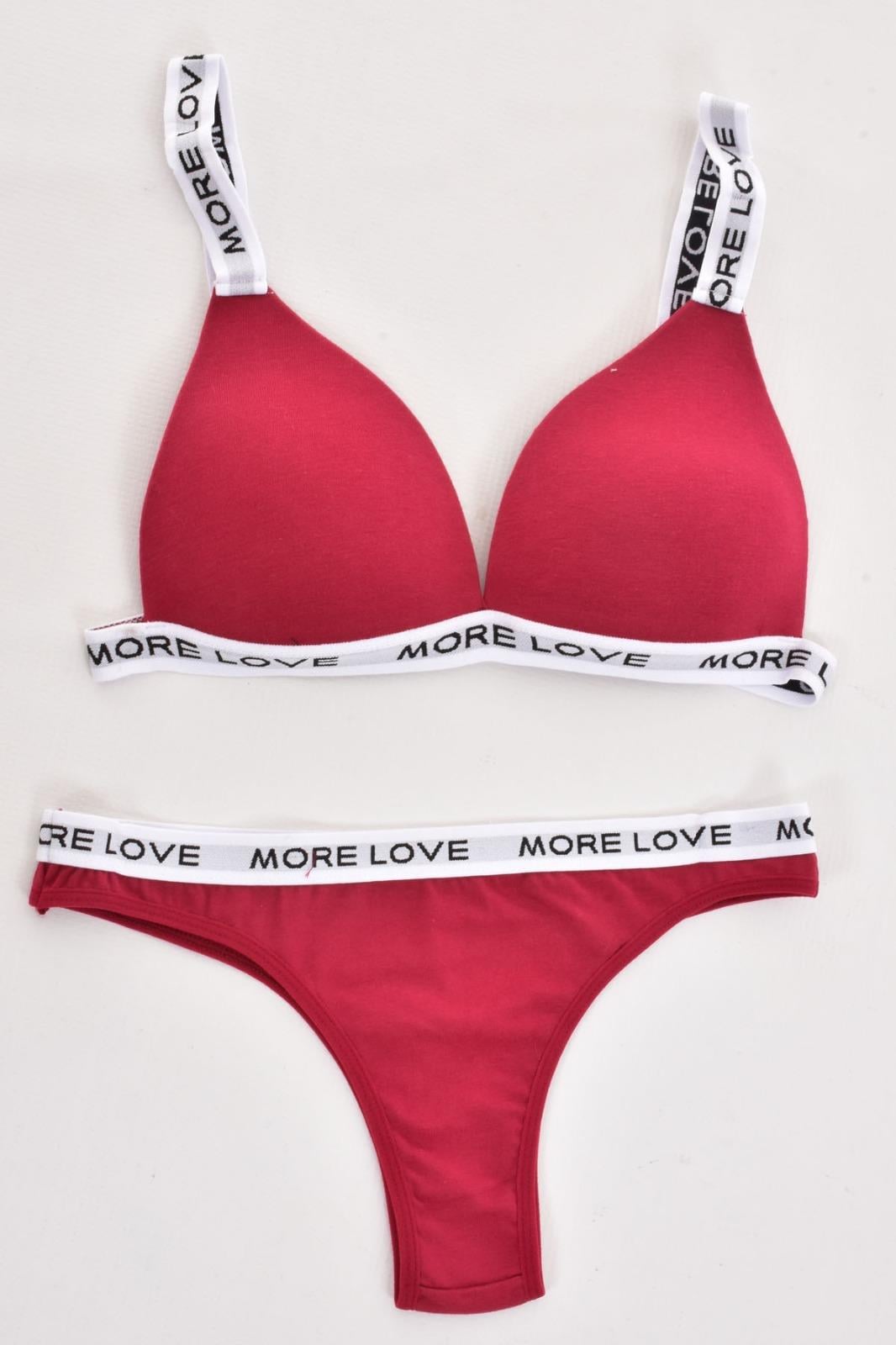 Kadın 5650-16 Bralet Takım BORDO
