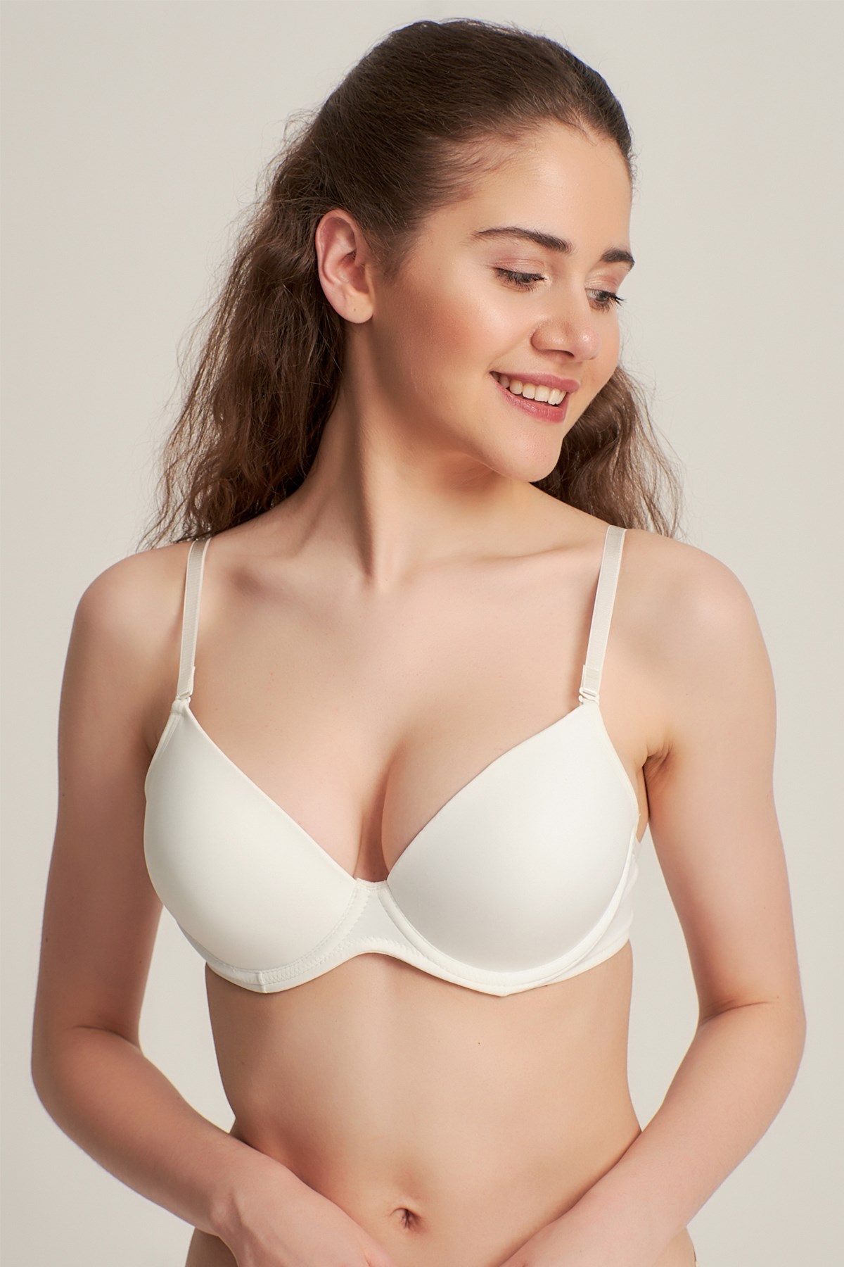 Kadın 7101810 Destekli Basic Bra Sütyen EKRU