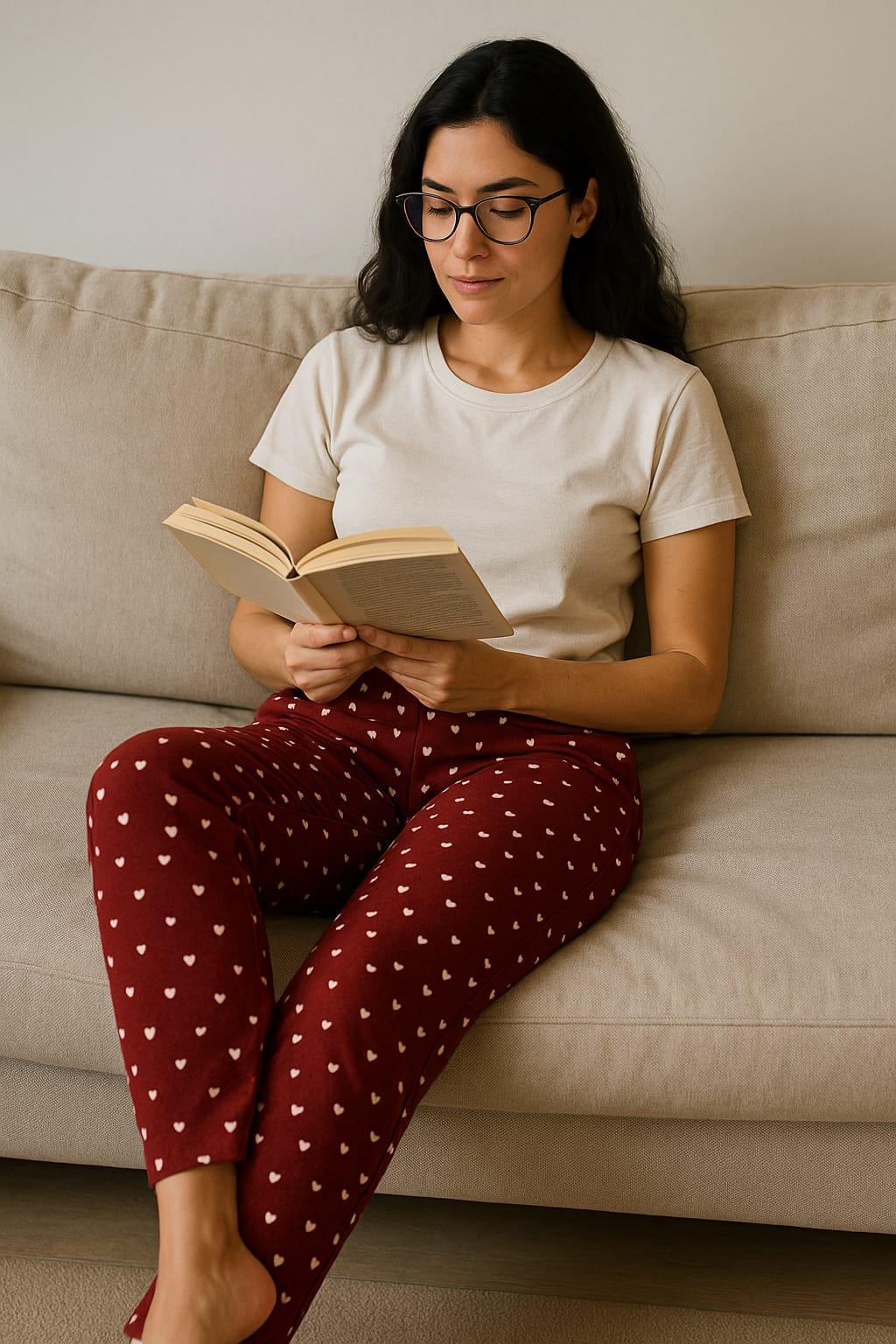 Kadın Cepli Desenli Bordo Süet Tek Alt BORDO