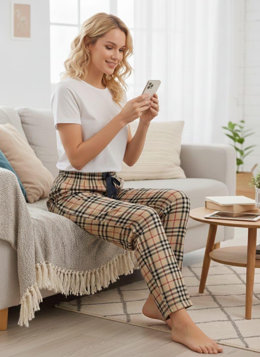 Kadın Desenli Süet Tek Alt