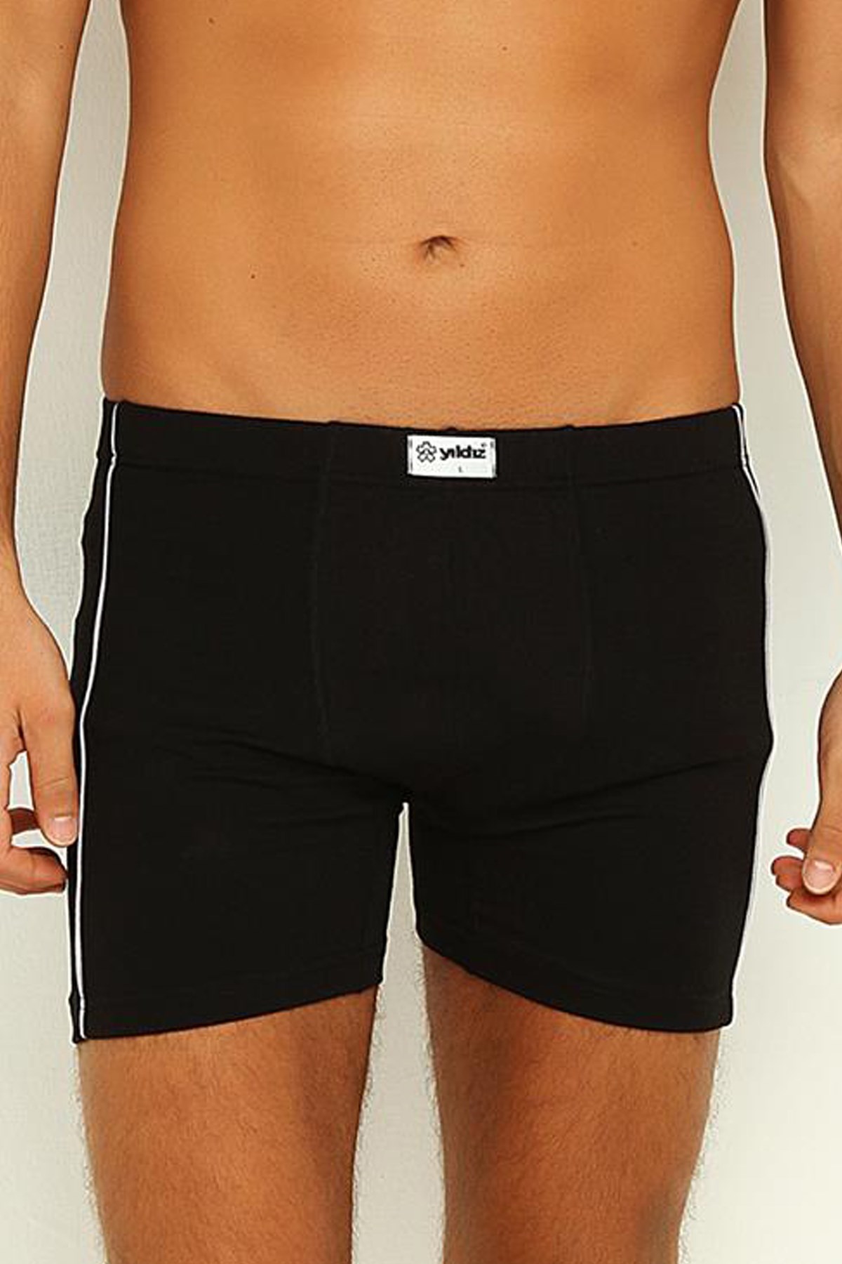 Yıldız 106 Erkek Modal Boxer SİYAH
