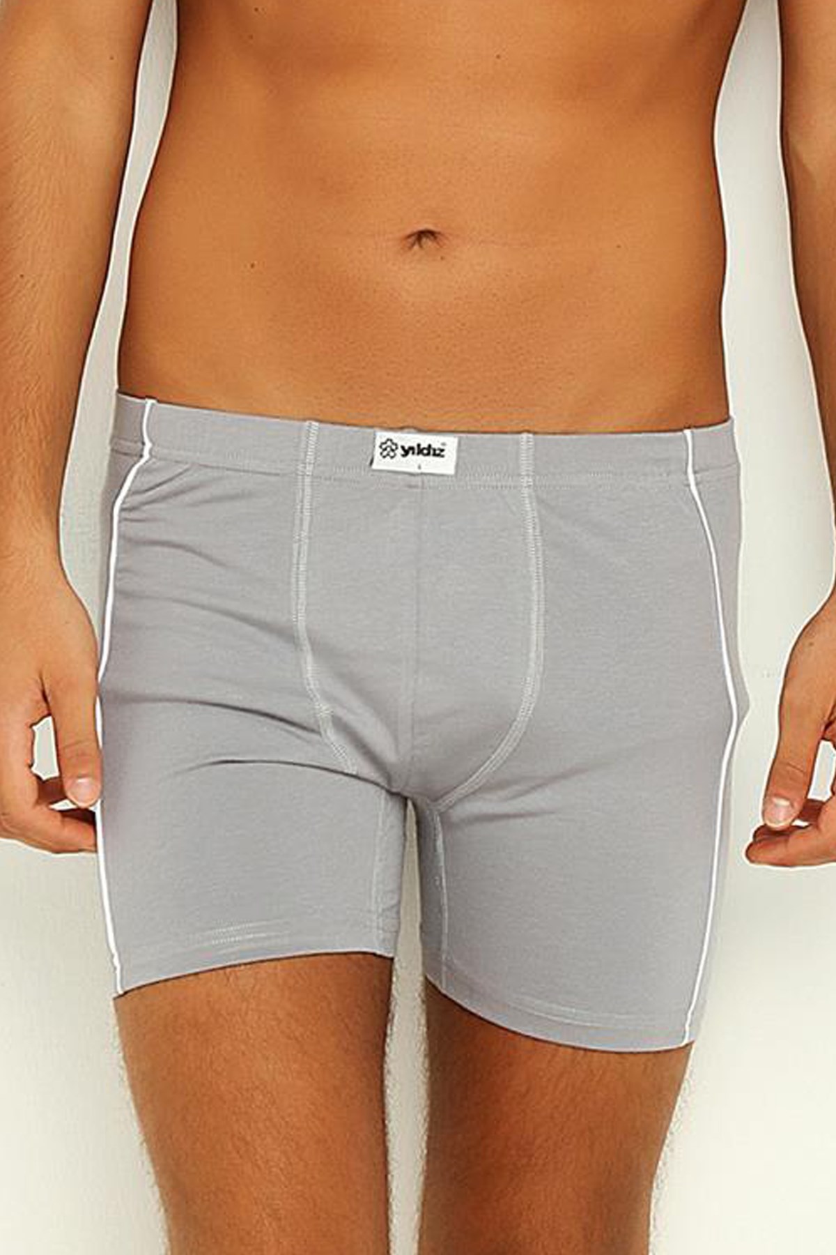 Yıldız 107 Erkek Modal Boxer GRİ