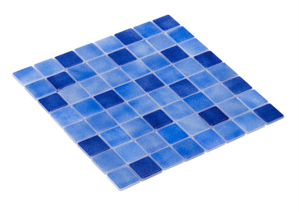 Mozaik - Koyu/Açık Mavi Karışımı