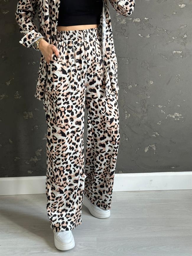 Leopar Saten Takım