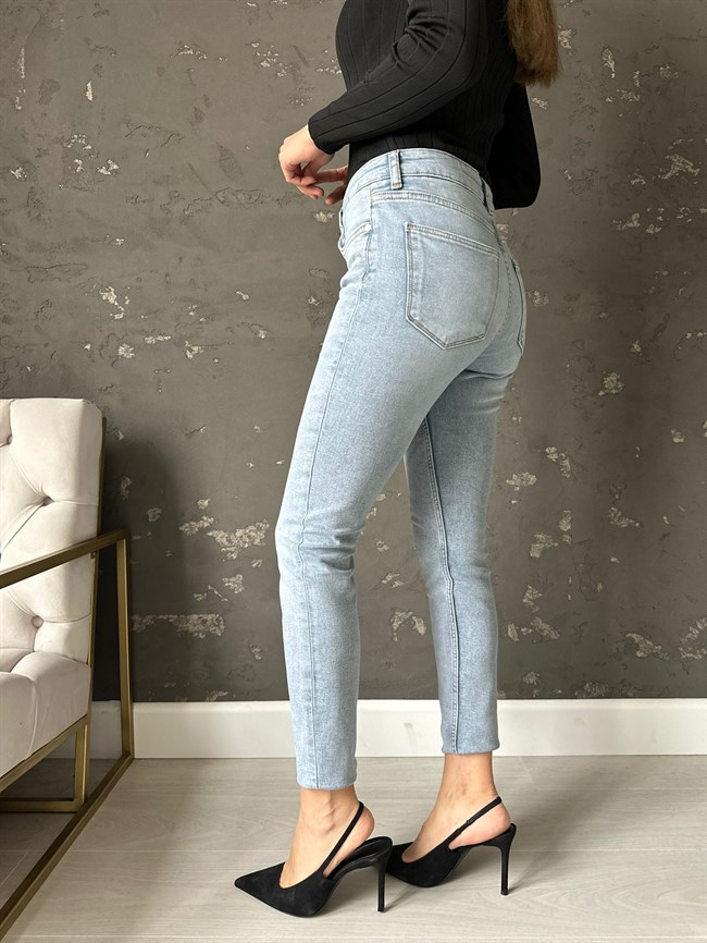 Taşlanmış Skinny Jean