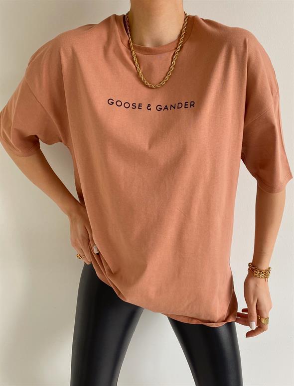 Somon Goose Gander Yazılı Tişört