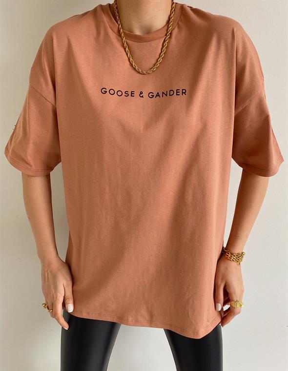 Somon Goose Gander Yazılı Tişört