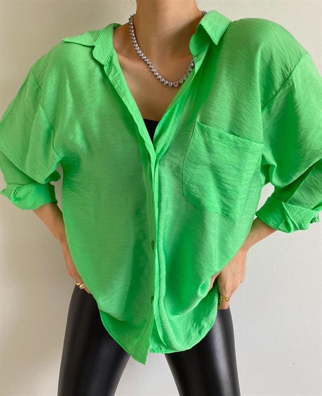 Yeşil Pearl Gömlek