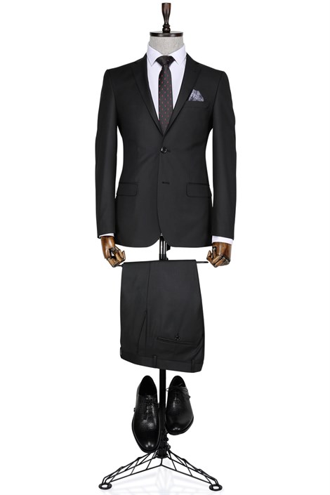 Buenza Slim fit Siyah Erkek Takım Elbise