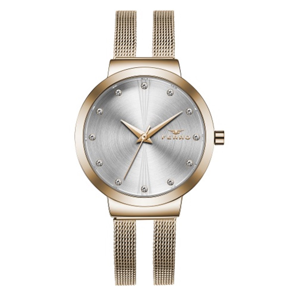 Ferro Rose Hasır Kordon Kadın Kol Saati F2996C-1109-C F2996C-1109-C