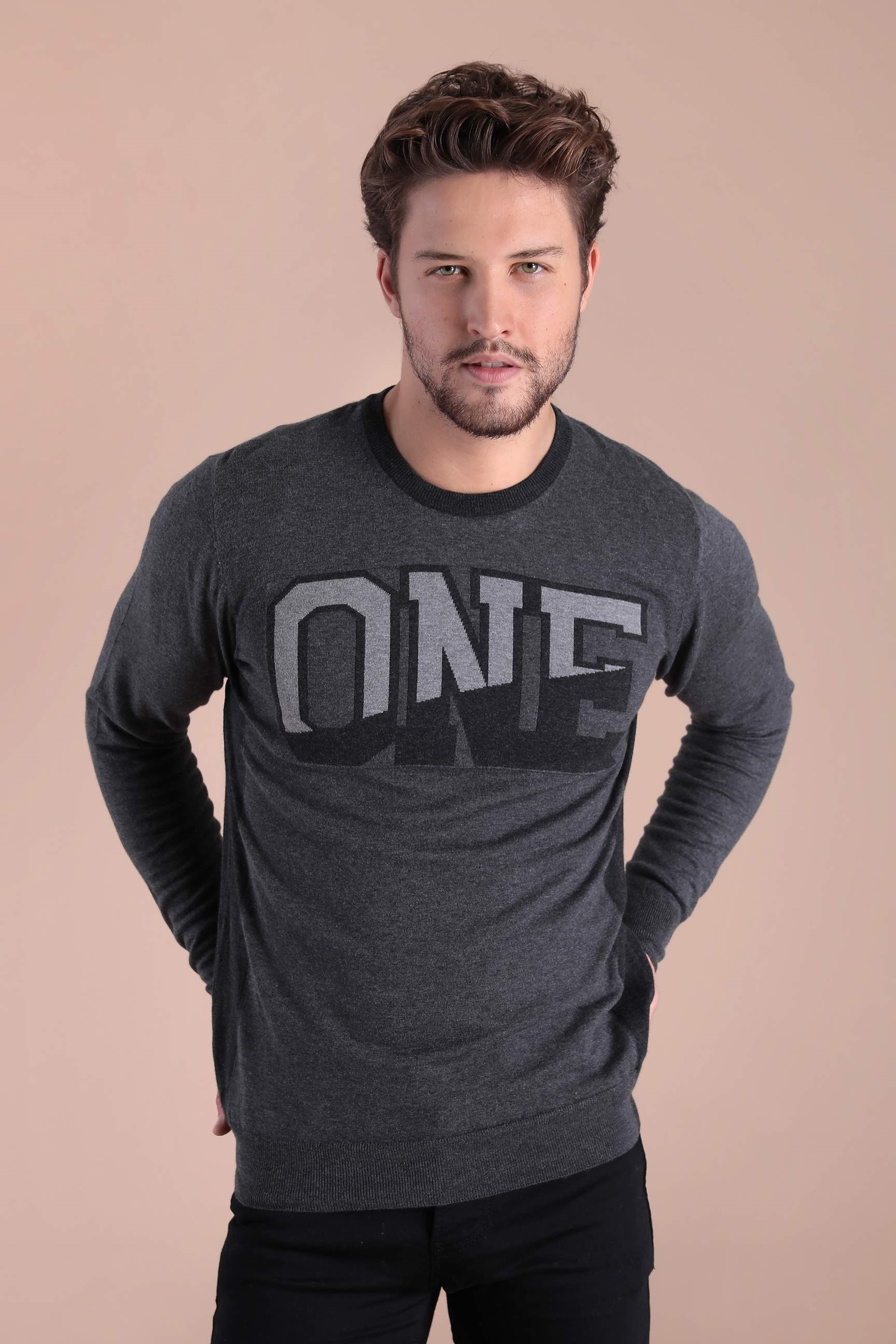 Ferraro Bisiklet Yaka Pamuk İpek Kazak