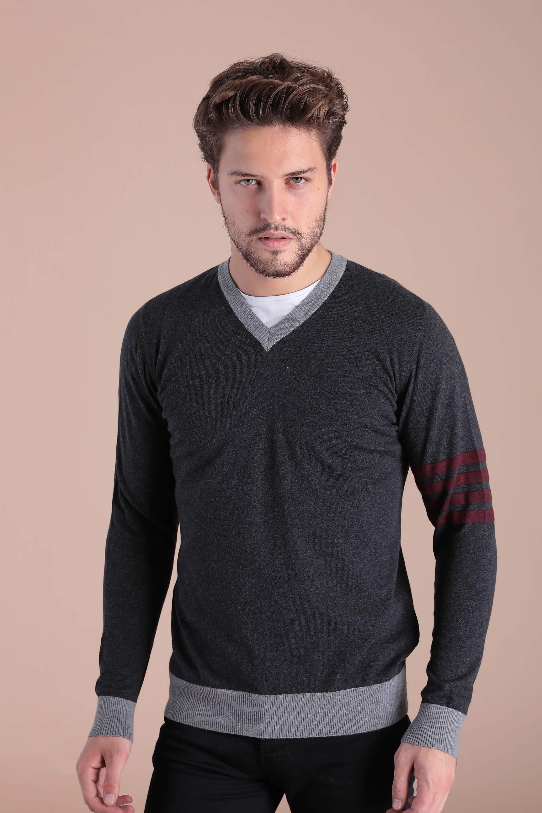 Ferraro Bisiklet Yaka Pamuk İpek Kazak