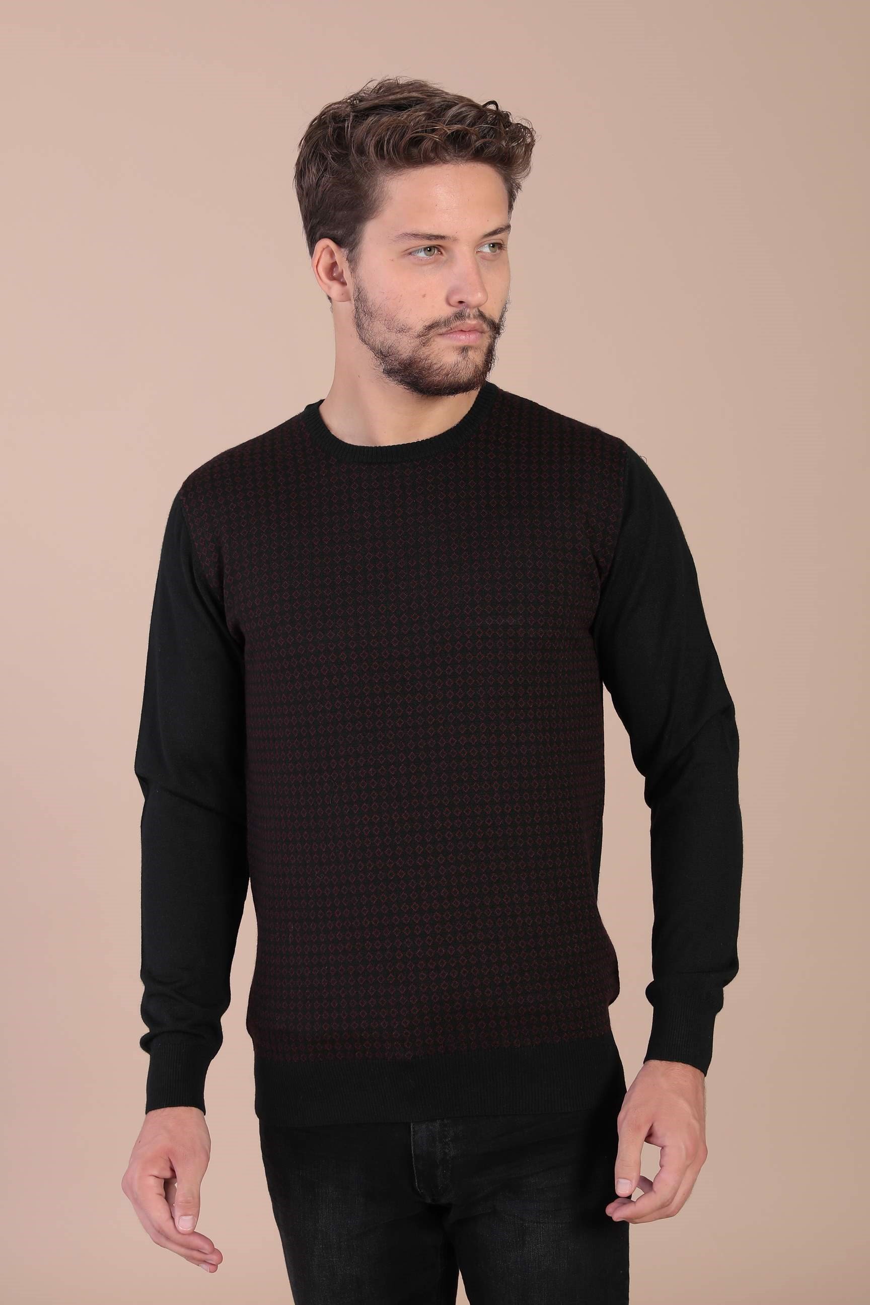 Ferraro Bisiklet Yaka Superfine Yün Kazak