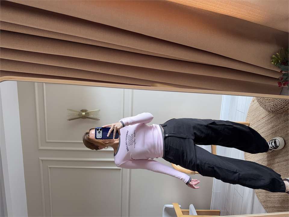 38 Baskılı Uzun Kol Body - Pembe