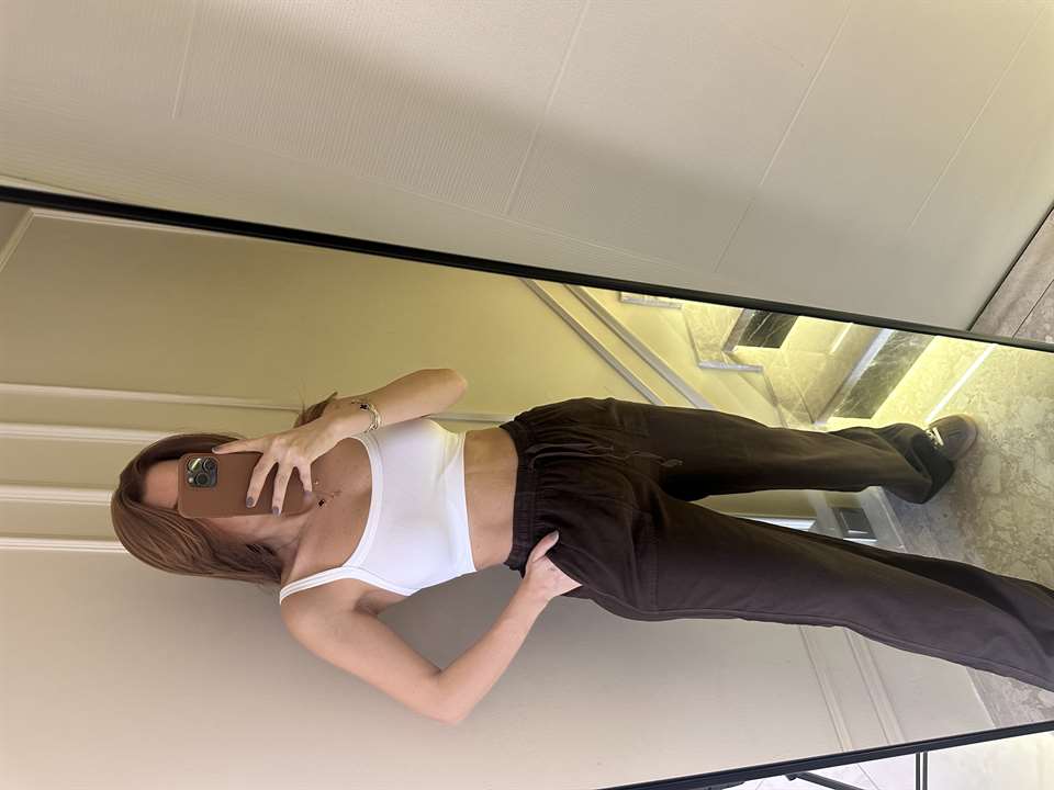 Acı Kahve Bol Paça Viskon Palazzo Pantolon