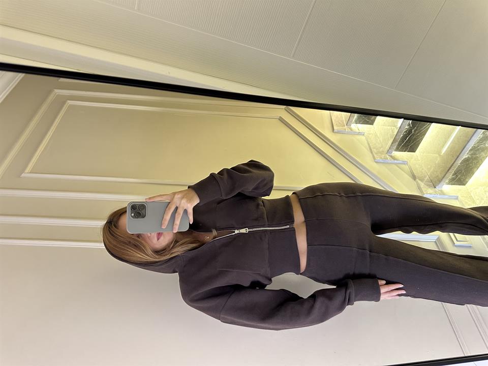 Acı Kahve Fermuarlı Selanik Takım