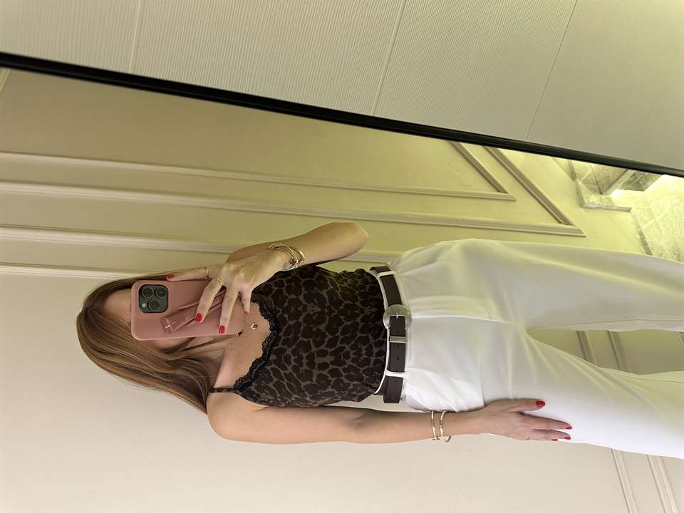 Acı Kahve Gümüş Toka Nikel Kemer