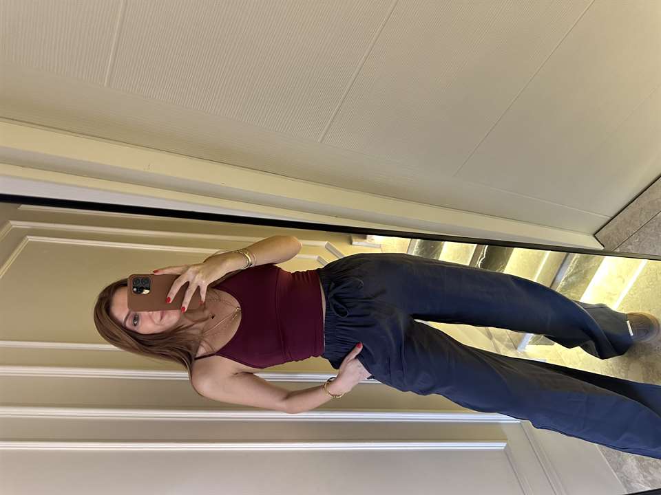 Antrasit Bol Paça Tensel Pantolon