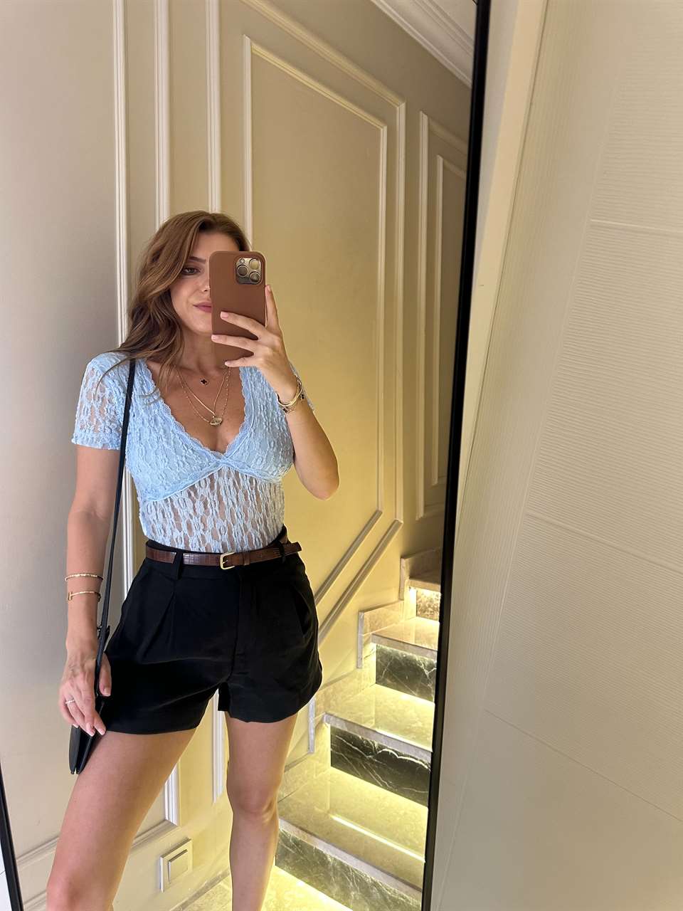 Bebe Mavi Güpürlü Bodysuit Zıbın
