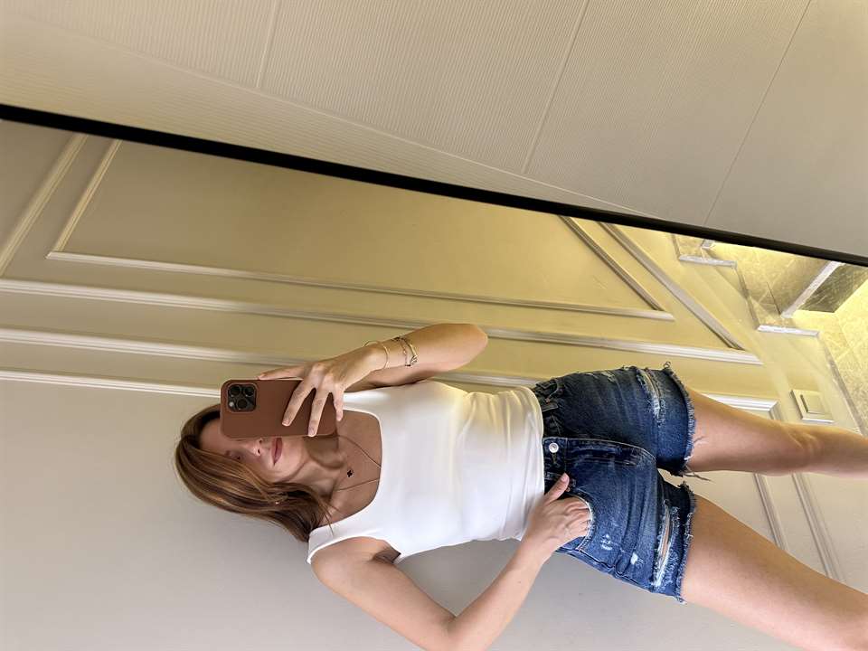 Beyaz Sırt Açık Crop Body