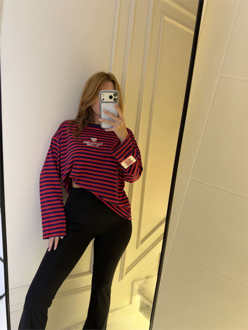 Etiket Detay Too Focused Sweatshirt - Kırmızı