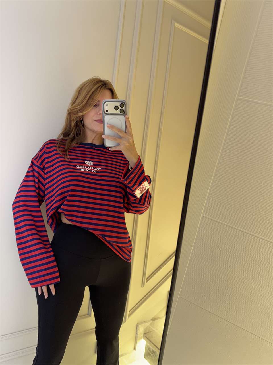 Etiket Detay Too Focused Sweatshirt - Kırmızı