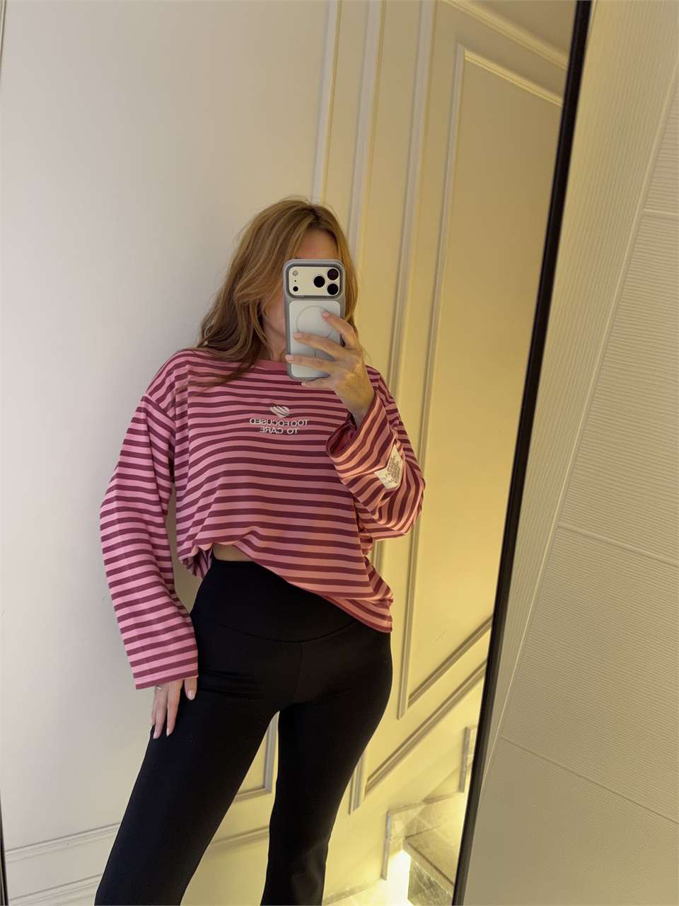Etiket Detay Too Focused Sweatshirt - Pembe