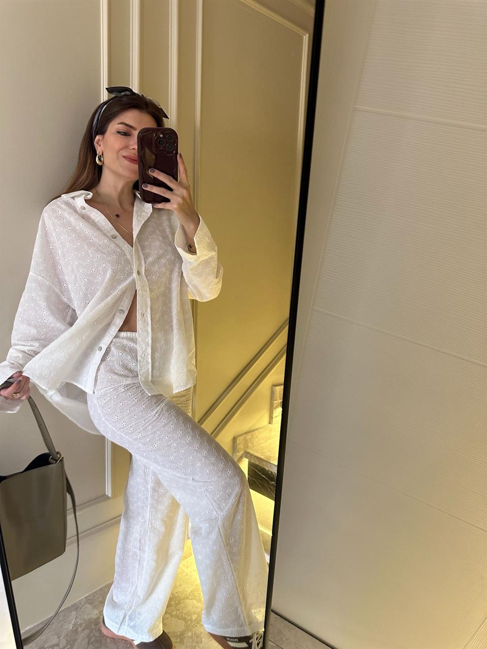 Fisto Astarsız Gömlek Pantolon Takım