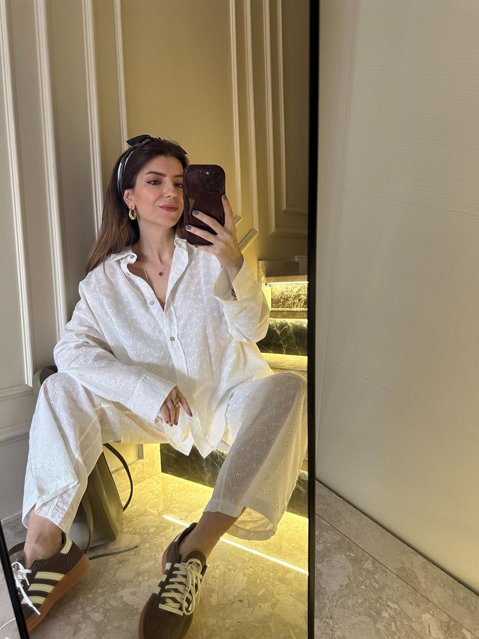 Fisto Astarsız Gömlek Pantolon Takım